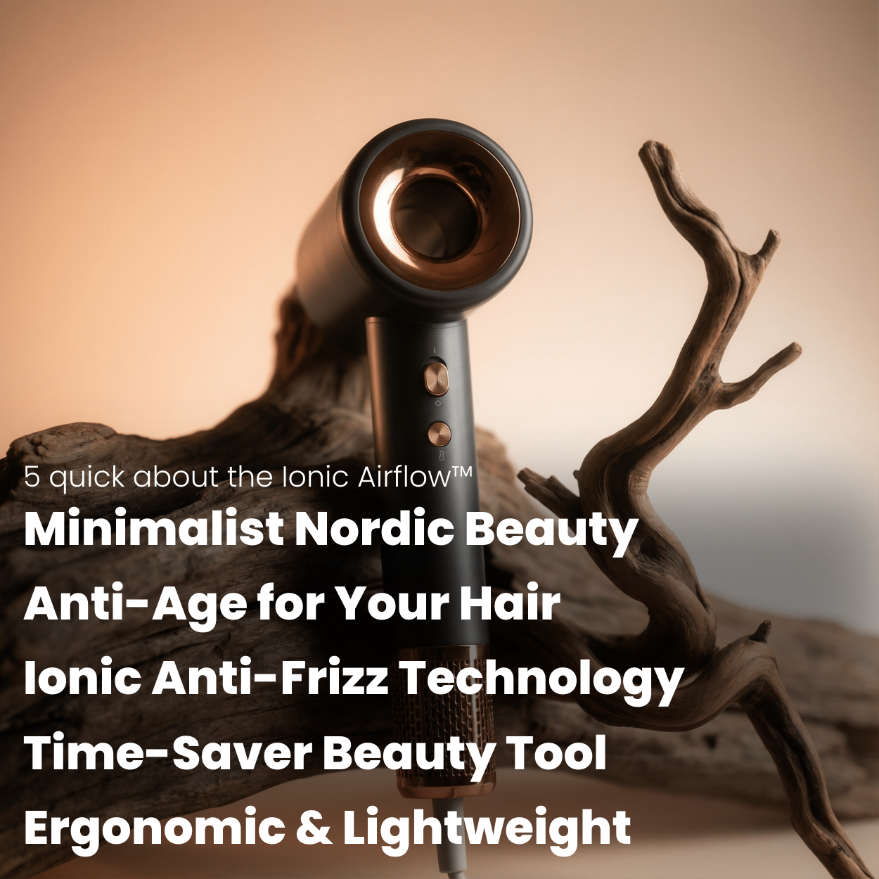 Selfscious Ionic Airflow™ Hair Dryer