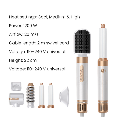 Selfscious AeroStyle 7-in-1 Hot Air Brush